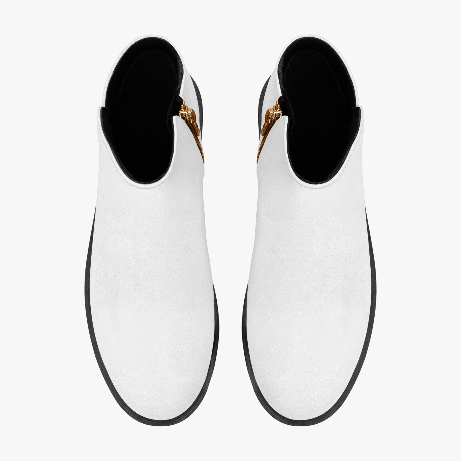 Botas com fecho da moda
