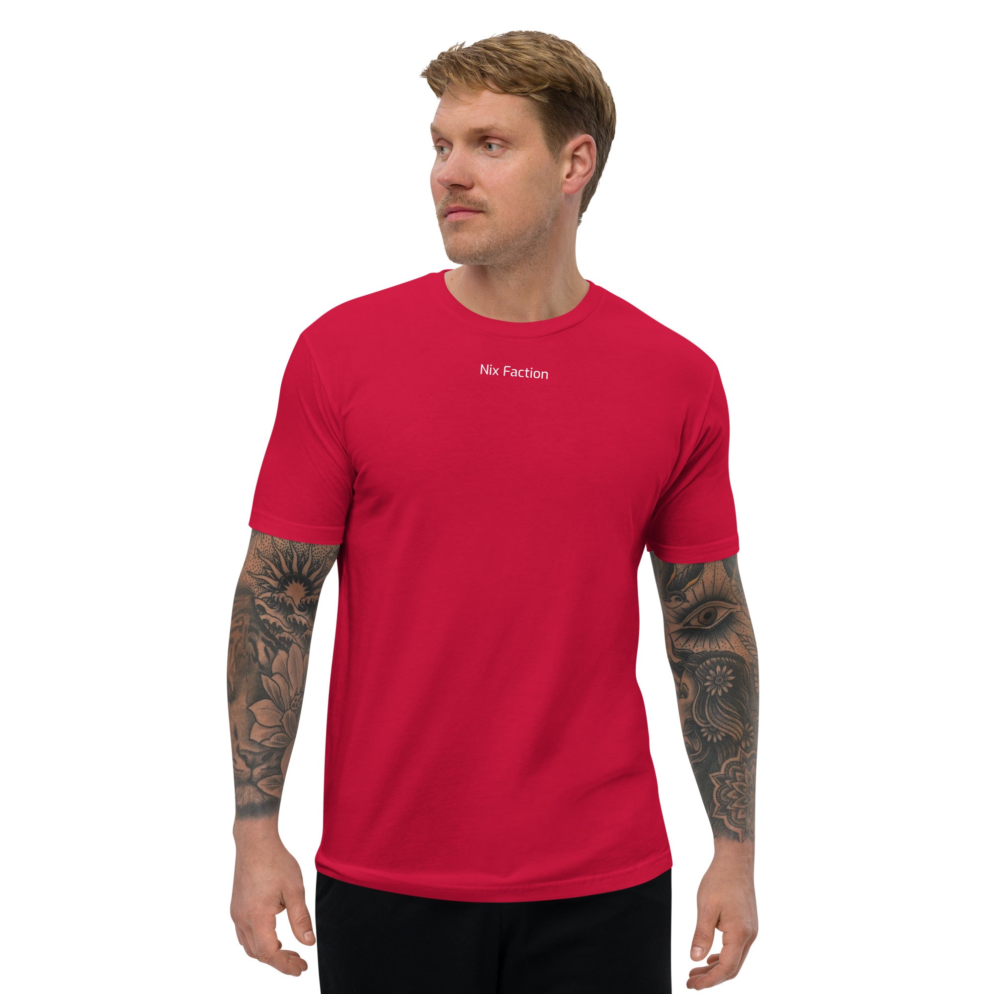 Camiseta de manga curta Vermelha