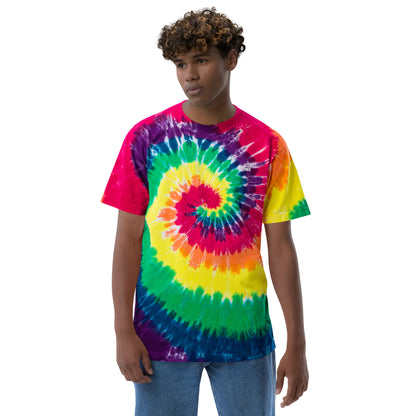 T-shirt tie-dye oversize Arco- Íris Clássico