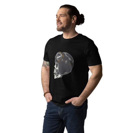 T-shirt walking skull Preta